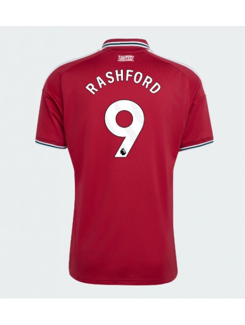Moški Nogometna dresi replika Manchester United Marcus Rashford #9 Domači 2026-27 Kratek rokav Moški Nogometna dresi replika Manchester United Marcus Rashford #9 Domači 2026-27 Kratek rokav